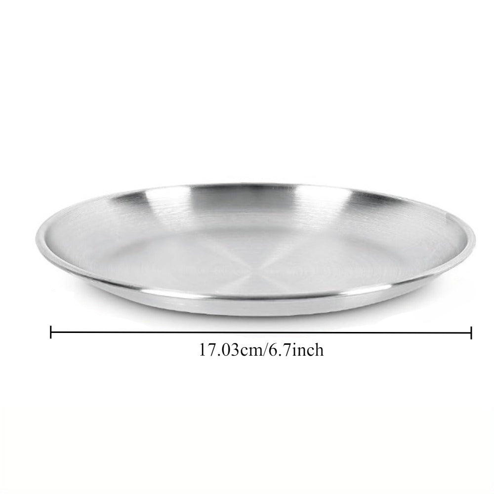 4pcs Whisker-Friendly Stainless Steel Cat Bowls Set - 6.7" Wide Metal Food Bowls with Non-Slip Base, 13oz Capacity, Durable & Easy-Clean Design for Indoor/Outdoor Use, Without Battery