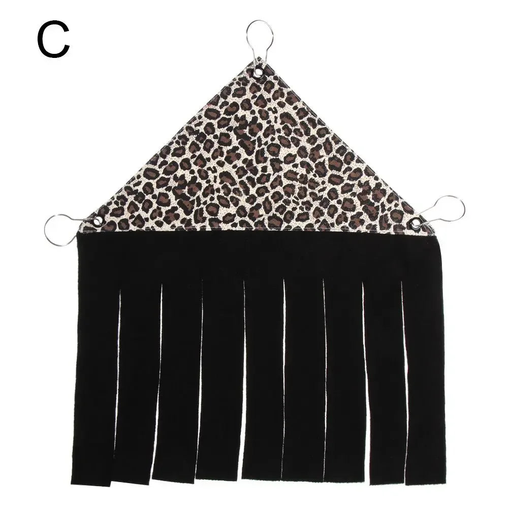 Small Animal Sleeping Bed Pet Tassel Tent Squirrel Hammock Guinea Pig Hideout Hideaway Corner House Hamster Nest