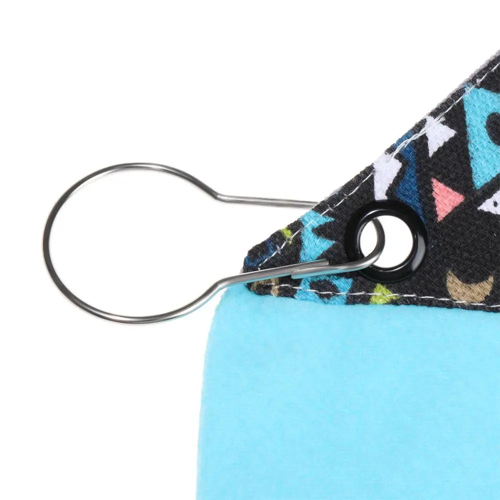 Small Animal Sleeping Bed Pet Tassel Tent Squirrel Hammock Guinea Pig Hideout Hideaway Corner House Hamster Nest