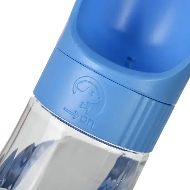 320ML Portable Dog Water Bottle With Food Container Travel 2 in 1 Pet Water Dispenser For Small Large Dogs Cat Labrador Drinking Bowls