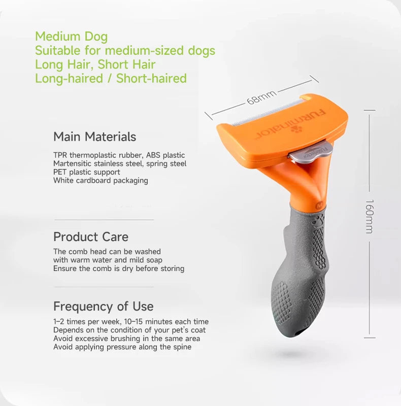 HOOPET Dog Grooming Brush Cat Deshedding Brush Pet Supplies