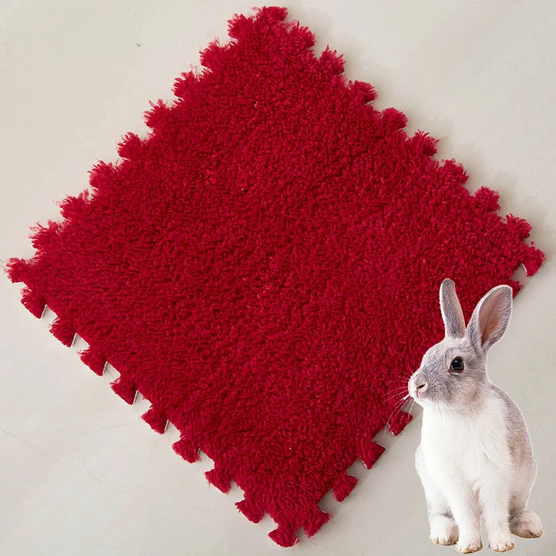 30*30cm 1-10Pcs Pet Warming Pad EVA Foam Guinea Pig Hamster Soft Sleeping Mat Rabbit Sleeping Mat Blanket Bed Pet Accessories