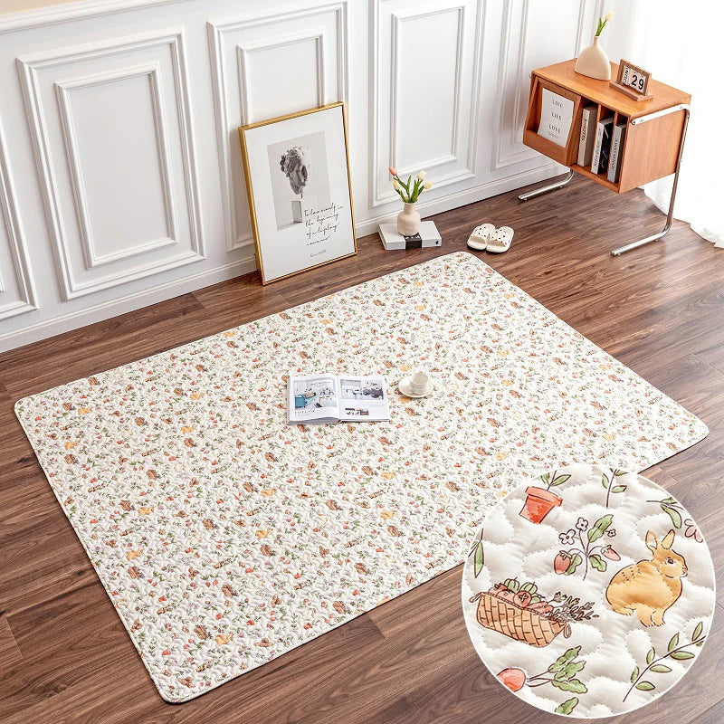 Rabbit Floor Mat Pet Sofa Cushion Training Pad Guinea Pig  Mat Lapin Cage Mat Cat Dog Sleeping Blanket Fence Pad Bunny Supplies