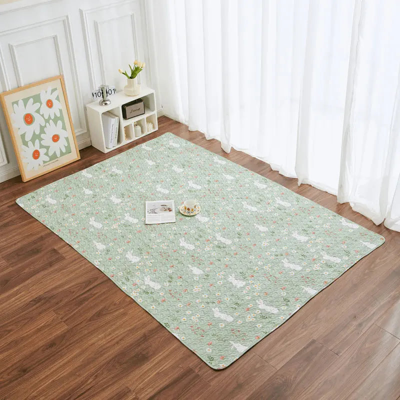 Rabbit Floor Mat Pet Sofa Cushion Training Pad Guinea Pig  Mat Lapin Cage Mat Cat Dog Sleeping Blanket Fence Pad Bunny Supplies