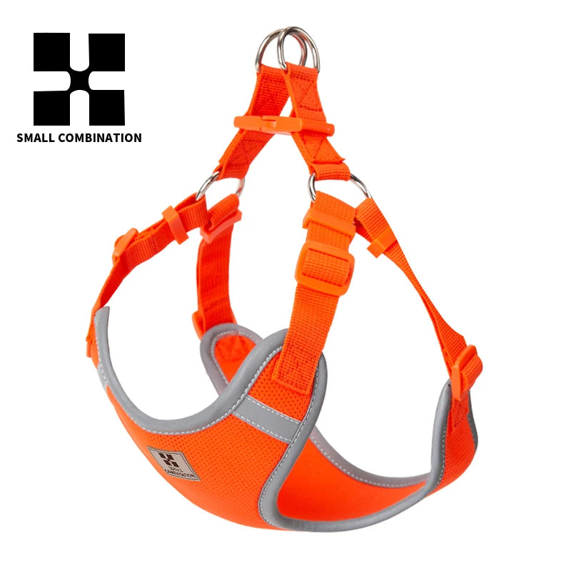 Cat Dog Harness Leash Set for Small Medium Dog Adjustable Pet Harness Reflective Breathable Outdoor Walking Pet Accessories