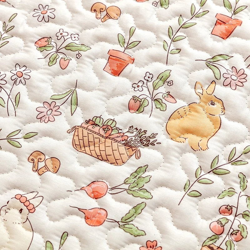 Rabbit Floor Mat Pet Sofa Cushion Training Pad Guinea Pig  Mat Lapin Cage Mat Cat Dog Sleeping Blanket Fence Pad Bunny Supplies