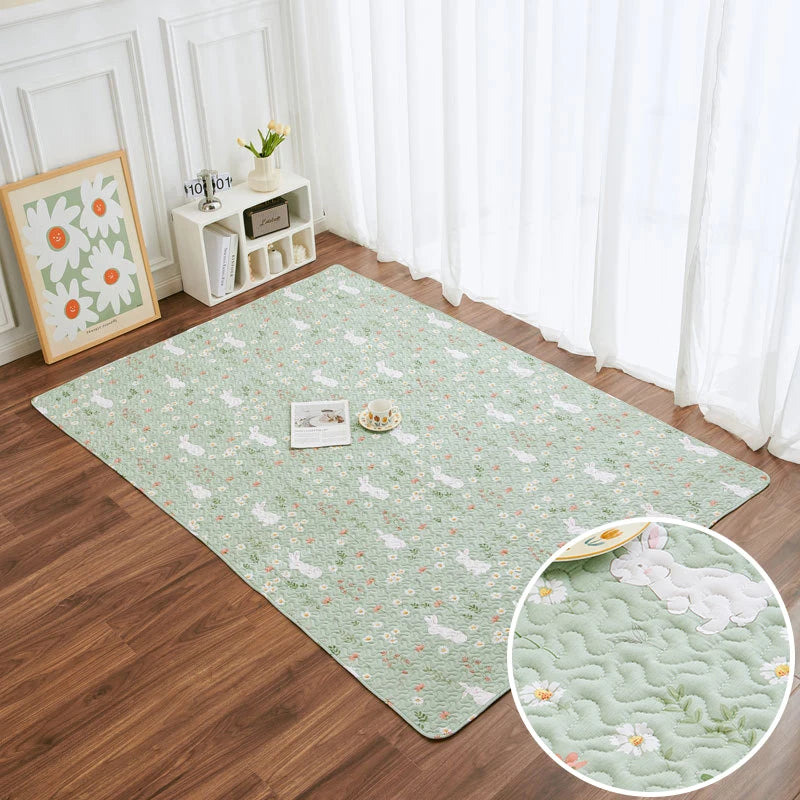 Rabbit Floor Mat Pet Sofa Cushion Training Pad Guinea Pig  Mat Lapin Cage Mat Cat Dog Sleeping Blanket Fence Pad Bunny Supplies