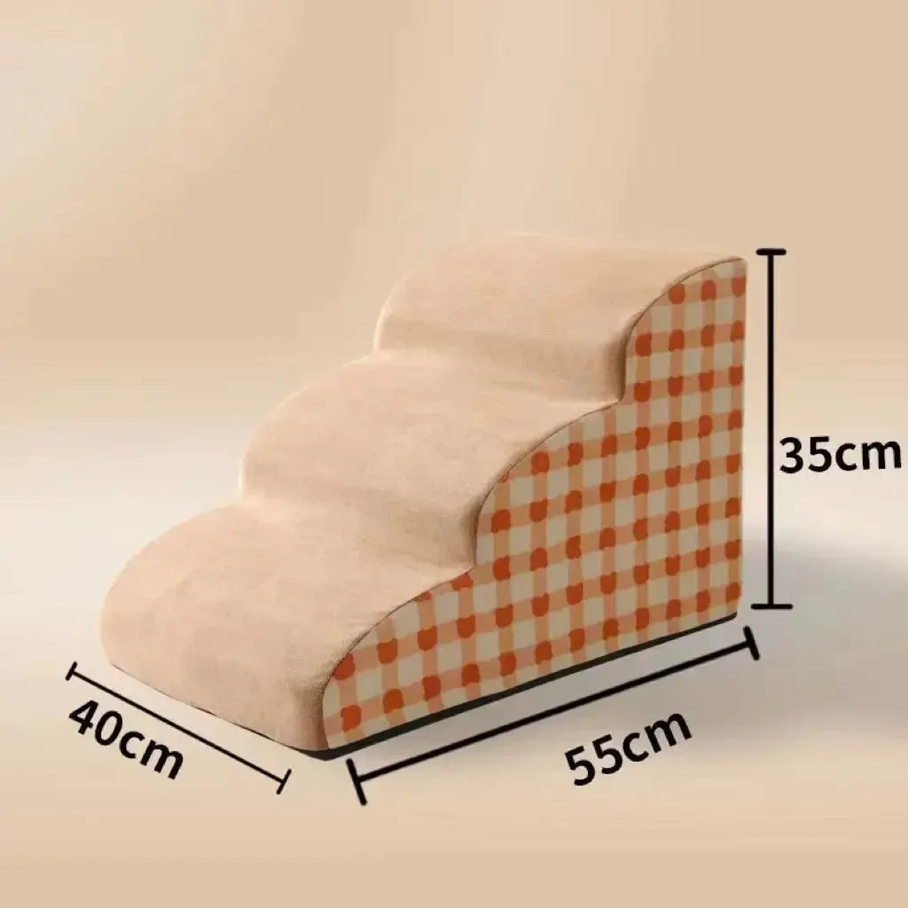 Pet Ramp High Density Foam Dog Secure Stairs Dog Gate Non-Slip Pet Steps for Older Dogs pet with Joint Pain Sofa Bed Ladder