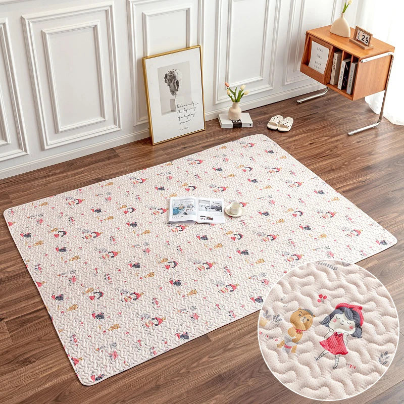 Rabbit Floor Mat Pet Sofa Cushion Training Pad Guinea Pig  Mat Lapin Cage Mat Cat Dog Sleeping Blanket Fence Pad Bunny Supplies