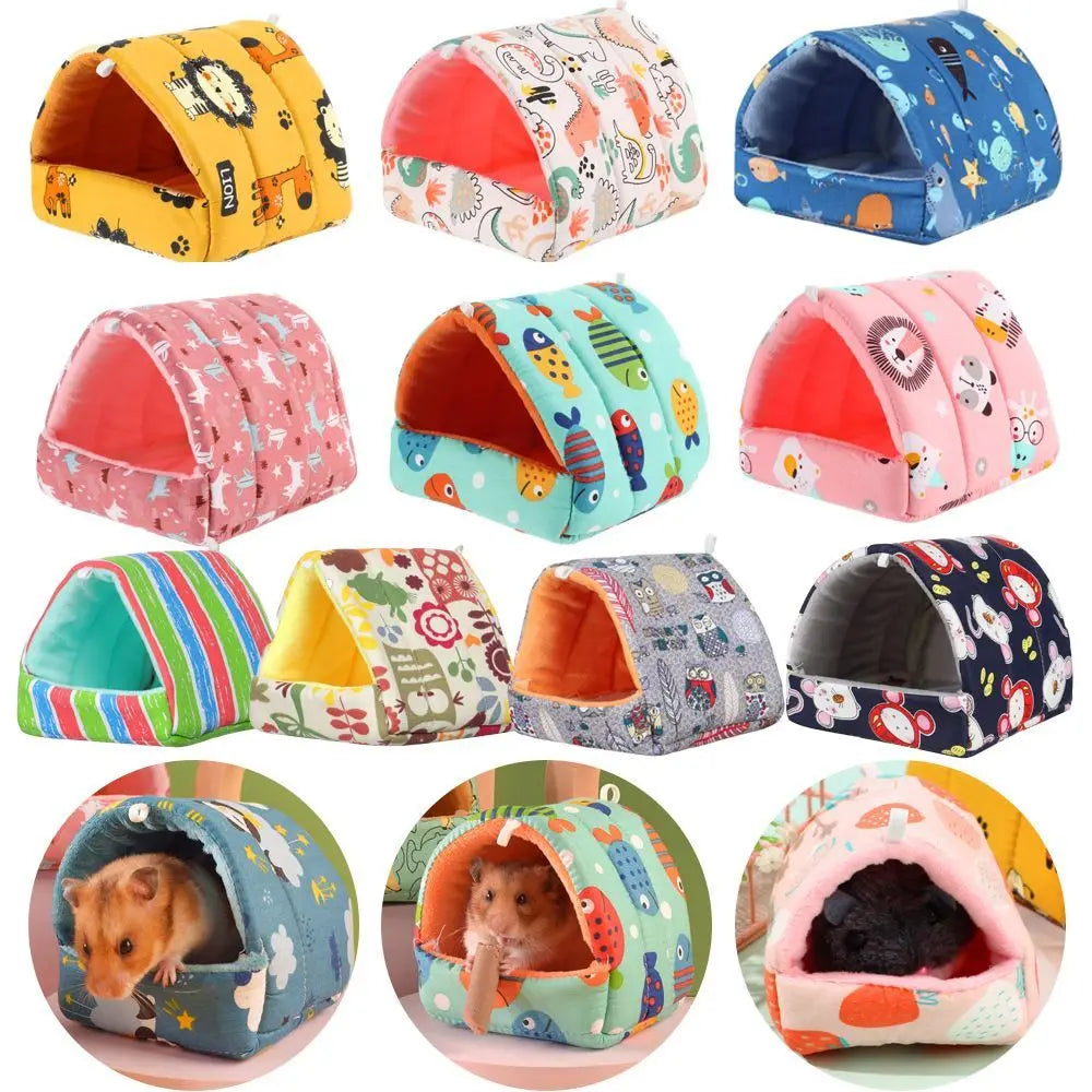 Rabbit guinea pig sleeping bed with colorful small pet bedding