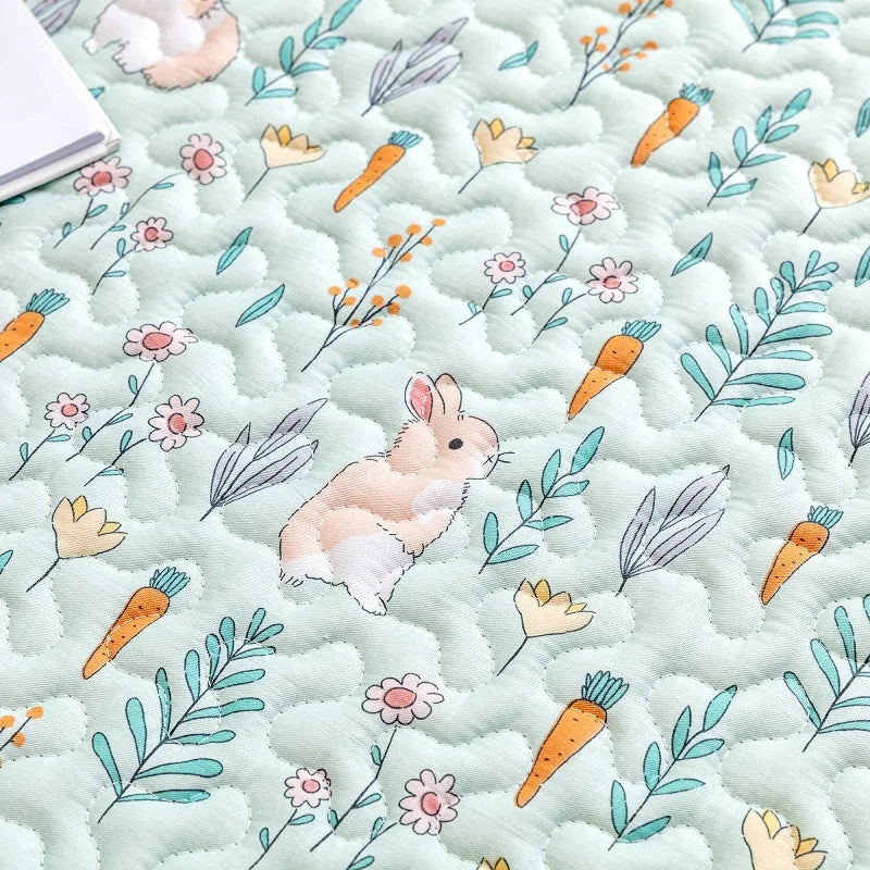 Rabbit Floor Mat Pet Sofa Cushion Training Pad Guinea Pig  Mat Lapin Cage Mat Cat Dog Sleeping Blanket Fence Pad Bunny Supplies