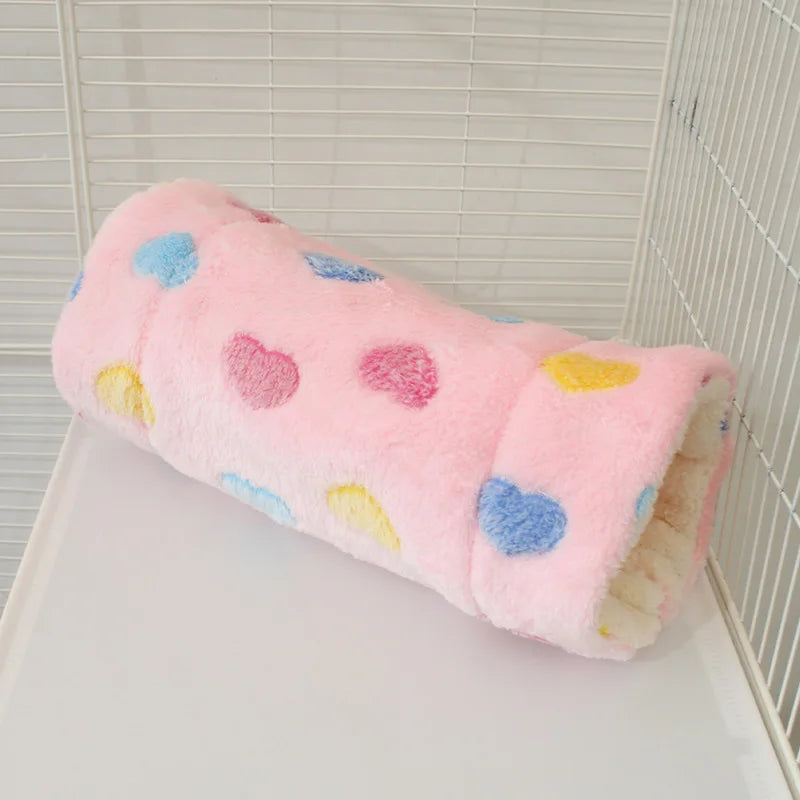 Pet Channel Nest Hamster Warm Channel Flower Branch Mouse Sugar Glider Mink Guinea Pig Guinea Pig Ultra-soft Plush Tunnel Nest