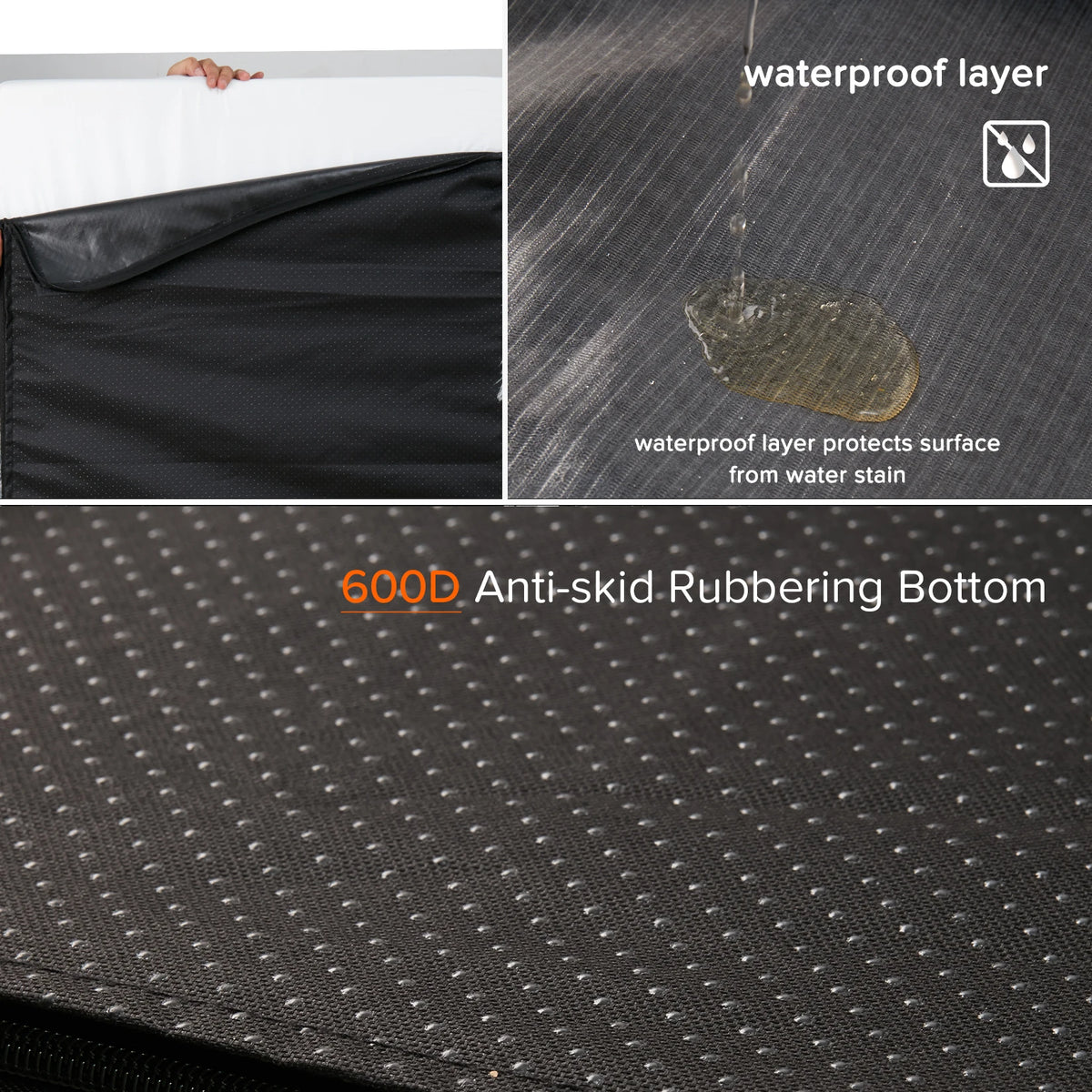 Large Orthopedic Dog Bed with Memory Foam and Washable Cover