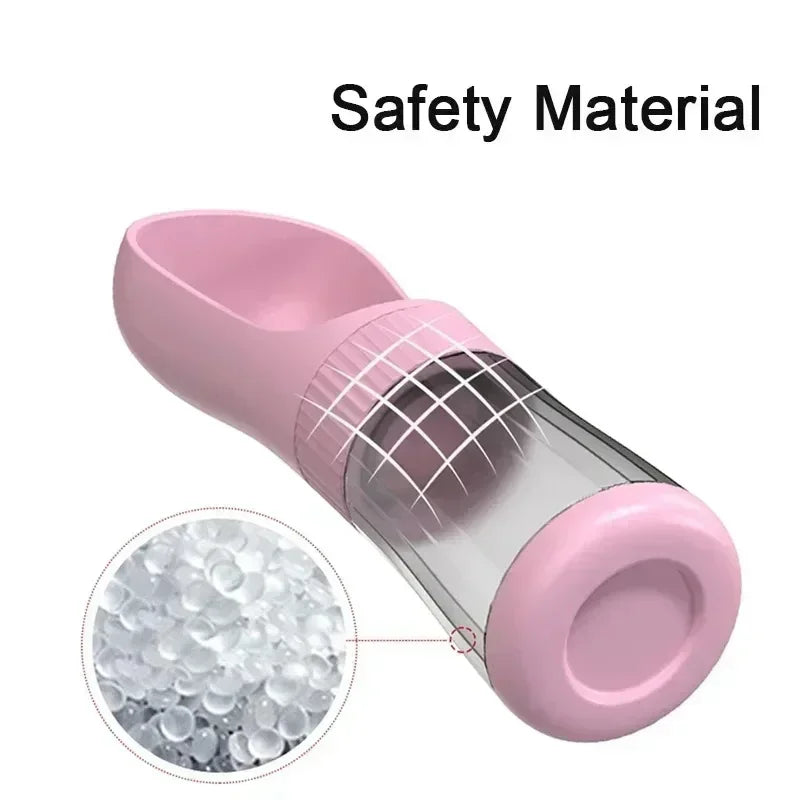 320ML Portable Dog Water Bottle With Food Container Travel 2 in 1 Pet Water Dispenser For Small Large Dogs Cat Labrador Drinking Bowls
