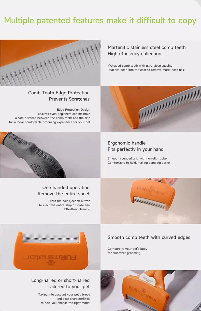 HOOPET Dog Grooming Brush Cat Deshedding Brush Pet Supplies