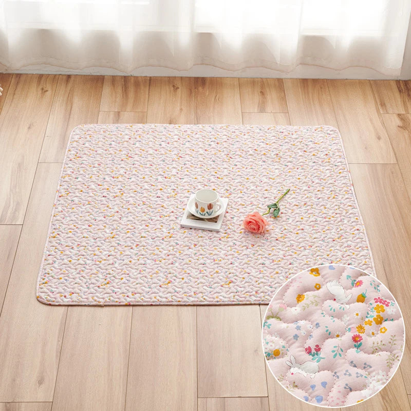 Rabbit Floor Mat Pet Sofa Cushion Training Pad Guinea Pig  Mat Lapin Cage Mat Cat Dog Sleeping Blanket Fence Pad Bunny Supplies