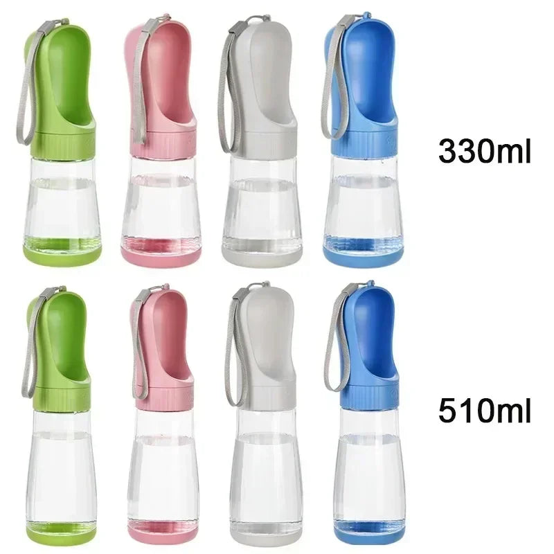 320ML Portable Dog Water Bottle With Food Container Travel 2 in 1 Pet Water Dispenser For Small Large Dogs Cat Labrador Drinking Bowls