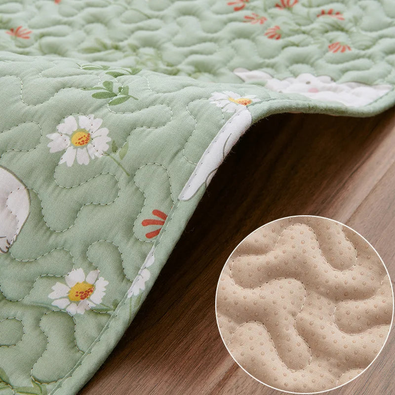 Rabbit Floor Mat Pet Sofa Cushion Training Pad Guinea Pig  Mat Lapin Cage Mat Cat Dog Sleeping Blanket Fence Pad Bunny Supplies