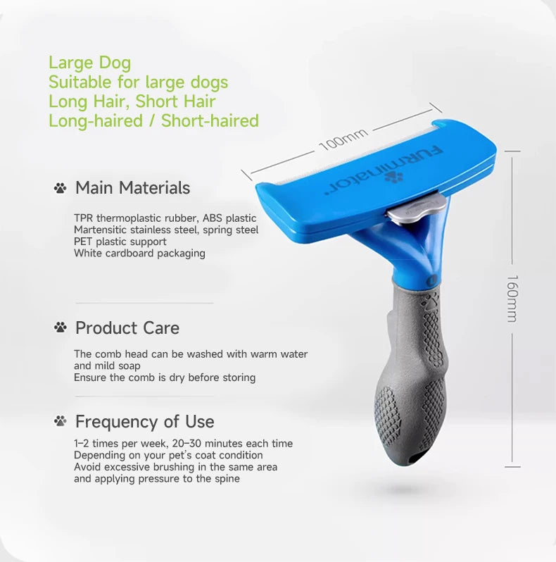 HOOPET Dog Grooming Brush Cat Deshedding Brush Pet Supplies