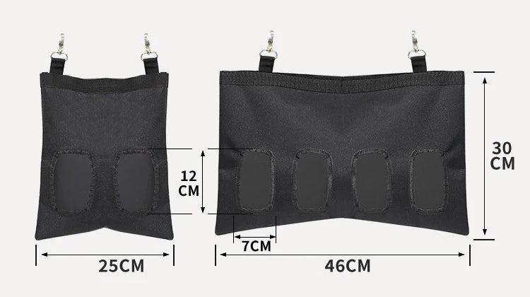 Oxford Pet Hay Bag Large-capacity Hamster Guinea Pig Feeding Bag Rabbit Chinchilla Hay Feeder Storage Bag for Small Animal D9133