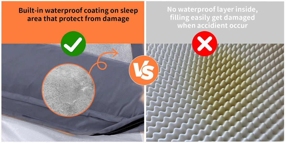 Extra Large Orthopedic Dog Bed Soft Calming Pet Sofa Couch Enhanced Bolster Deep Snuggle Bed