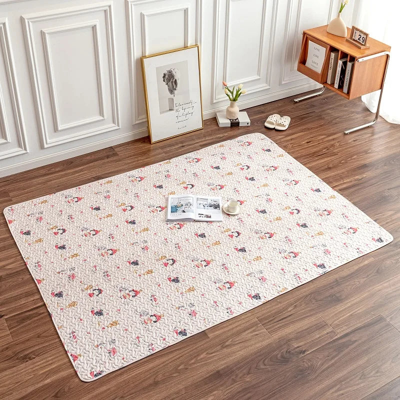 Rabbit Floor Mat Pet Sofa Cushion Training Pad Guinea Pig  Mat Lapin Cage Mat Cat Dog Sleeping Blanket Fence Pad Bunny Supplies